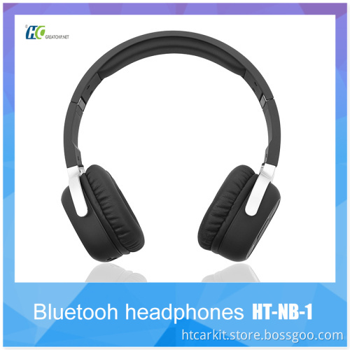 On-Ear Wireless Bluetooth Earpiece with Noise Cancelling Headphones